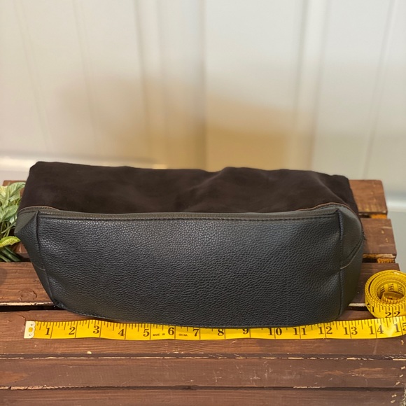 American Eagle Suede Crossbody Hobo Bag - Picture 10 of 12